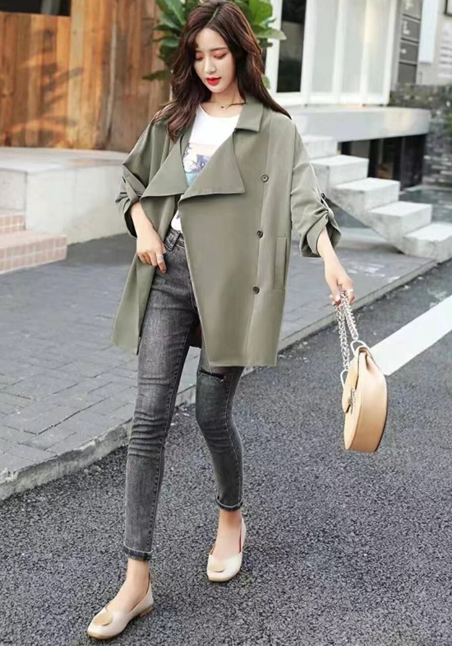 ルーズトレンチジャケット　AJ33167-3157