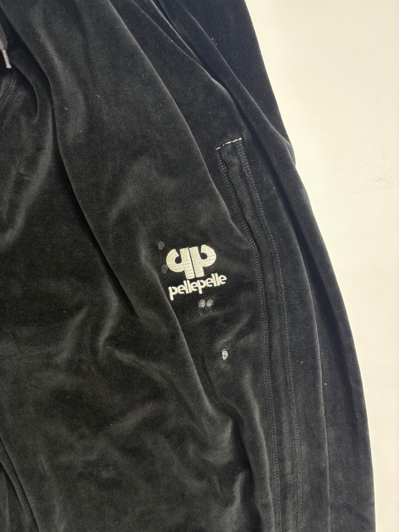 1990s Pelle Pelle Velour Track Pants