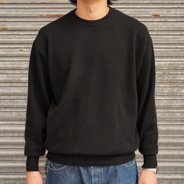 HERILL(へリル) 26AW "Goldencash Pullover" -Black-