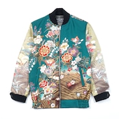 【BJK-M006】Ssize再構築リバーシブル着物ボンバー KIMONO REVERSIBLE BOMBER JACKET