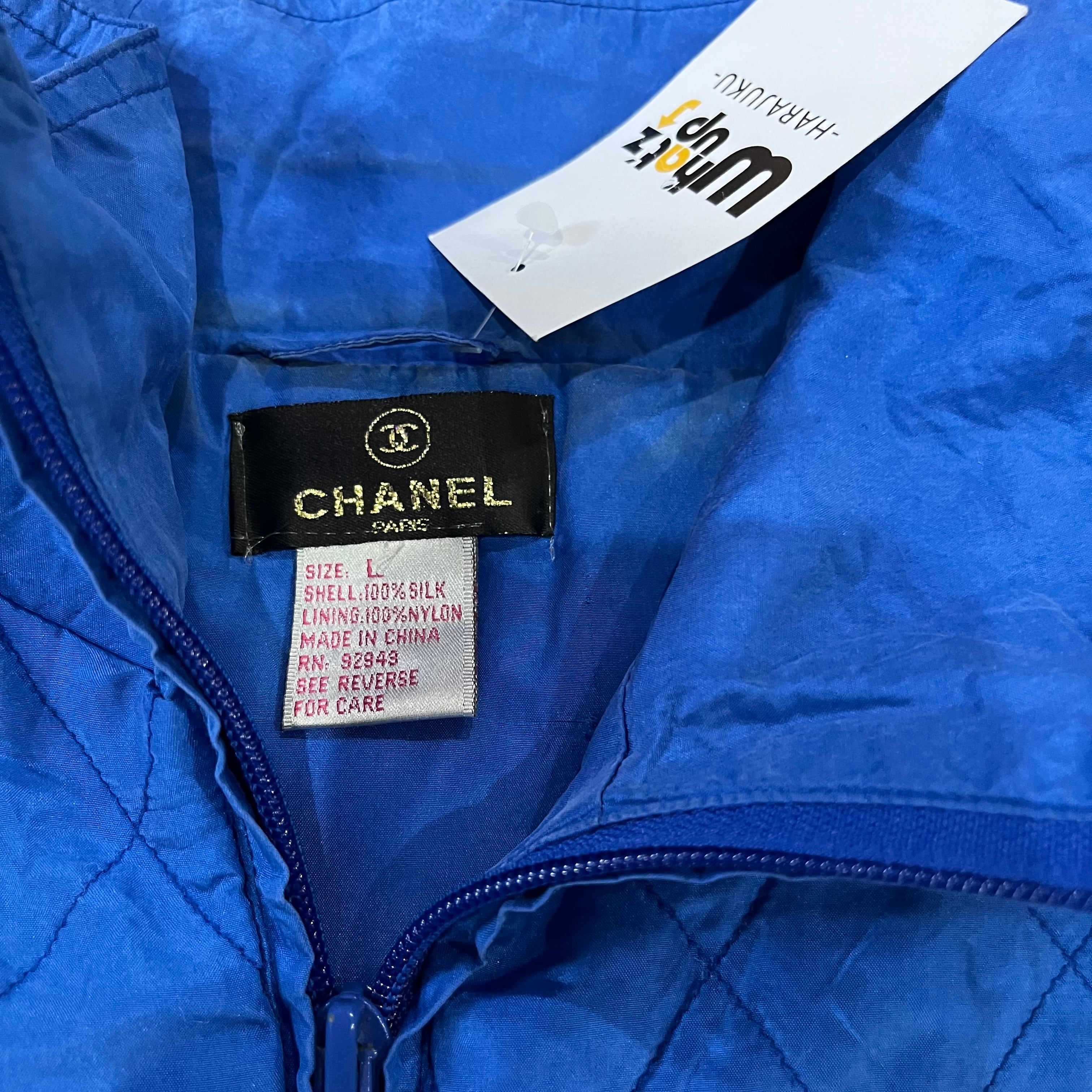 90s CHANEL bootleg zip up blouson | What