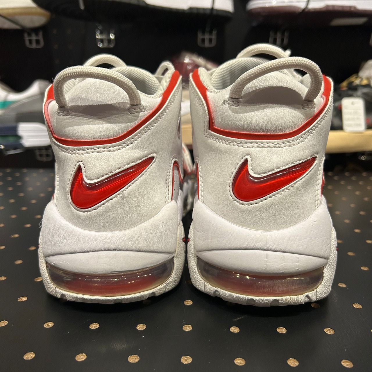 NIKE AIR MORE UPTEMPO "WHITE/VARSITY RED" (2021) US8.5/26.5cm
