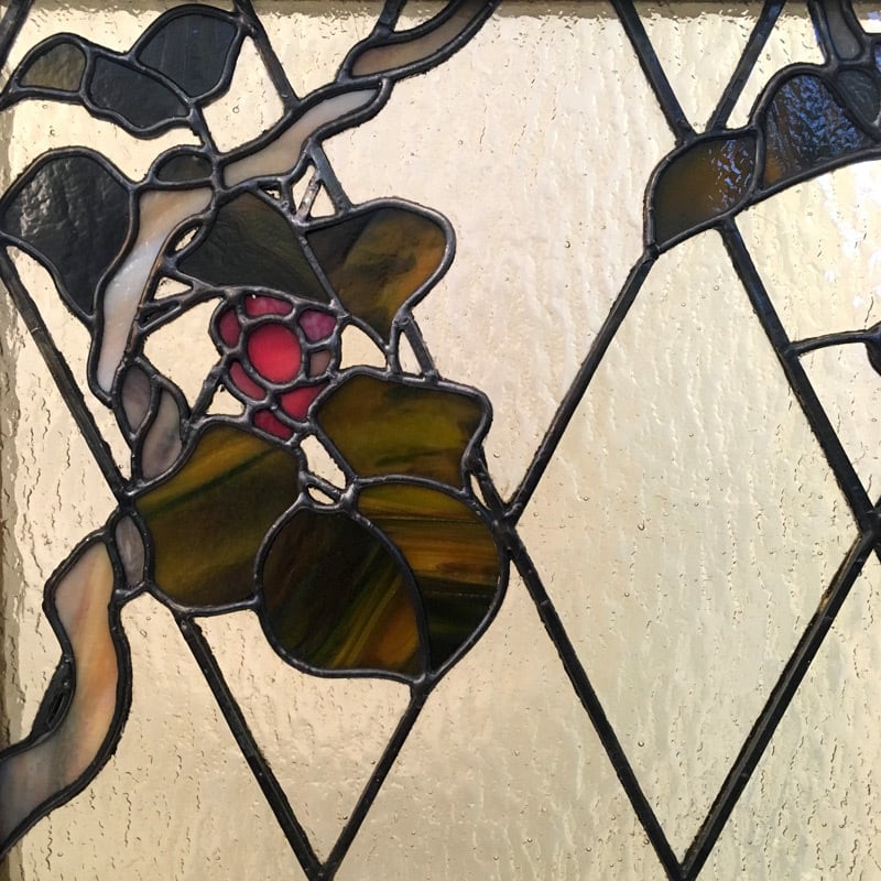 ステンドグラス 】ぶどうパネル KA | ステンドグラス工房かわもと