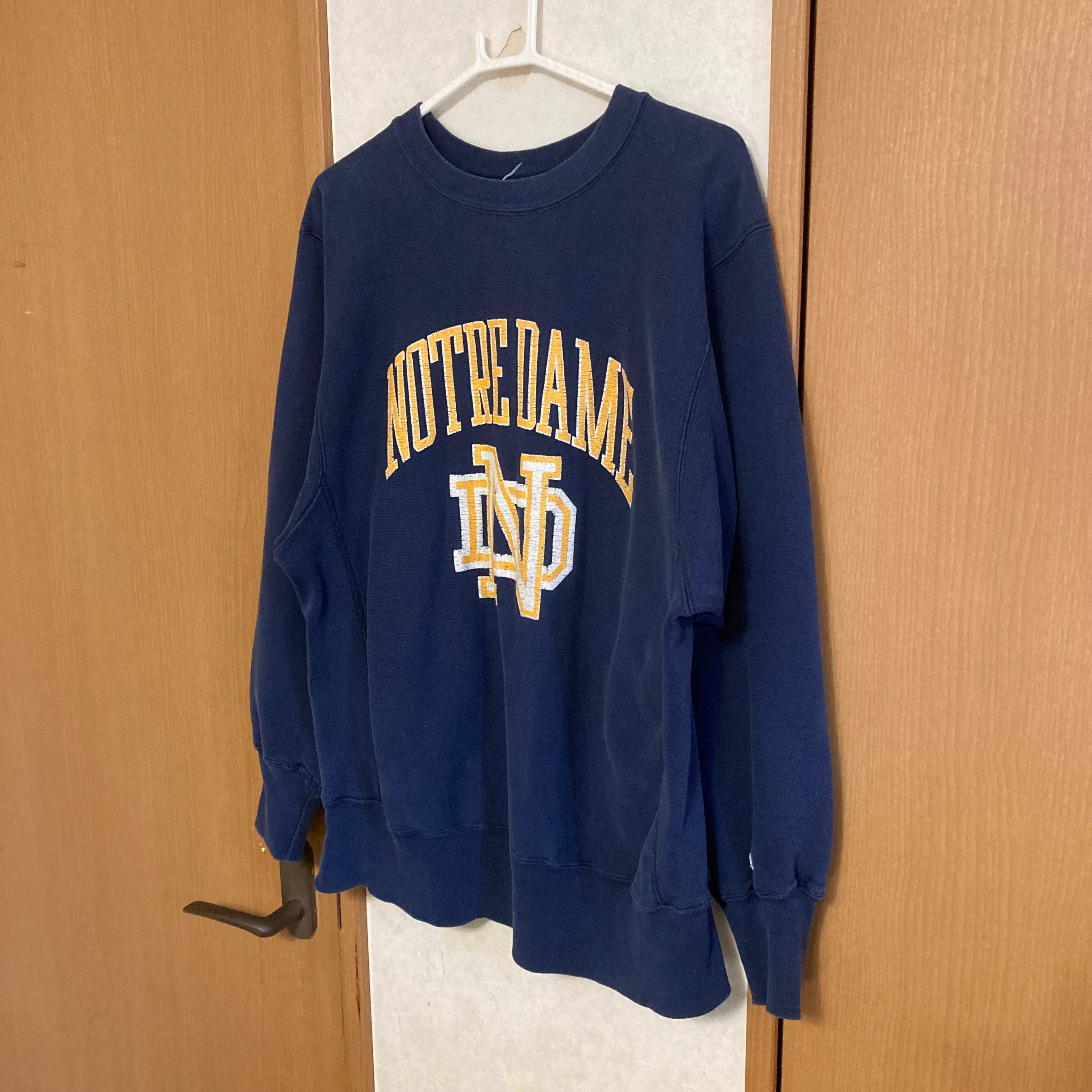 80s Championノートルダム リバースウィーブ トリコタグ Lサイズ