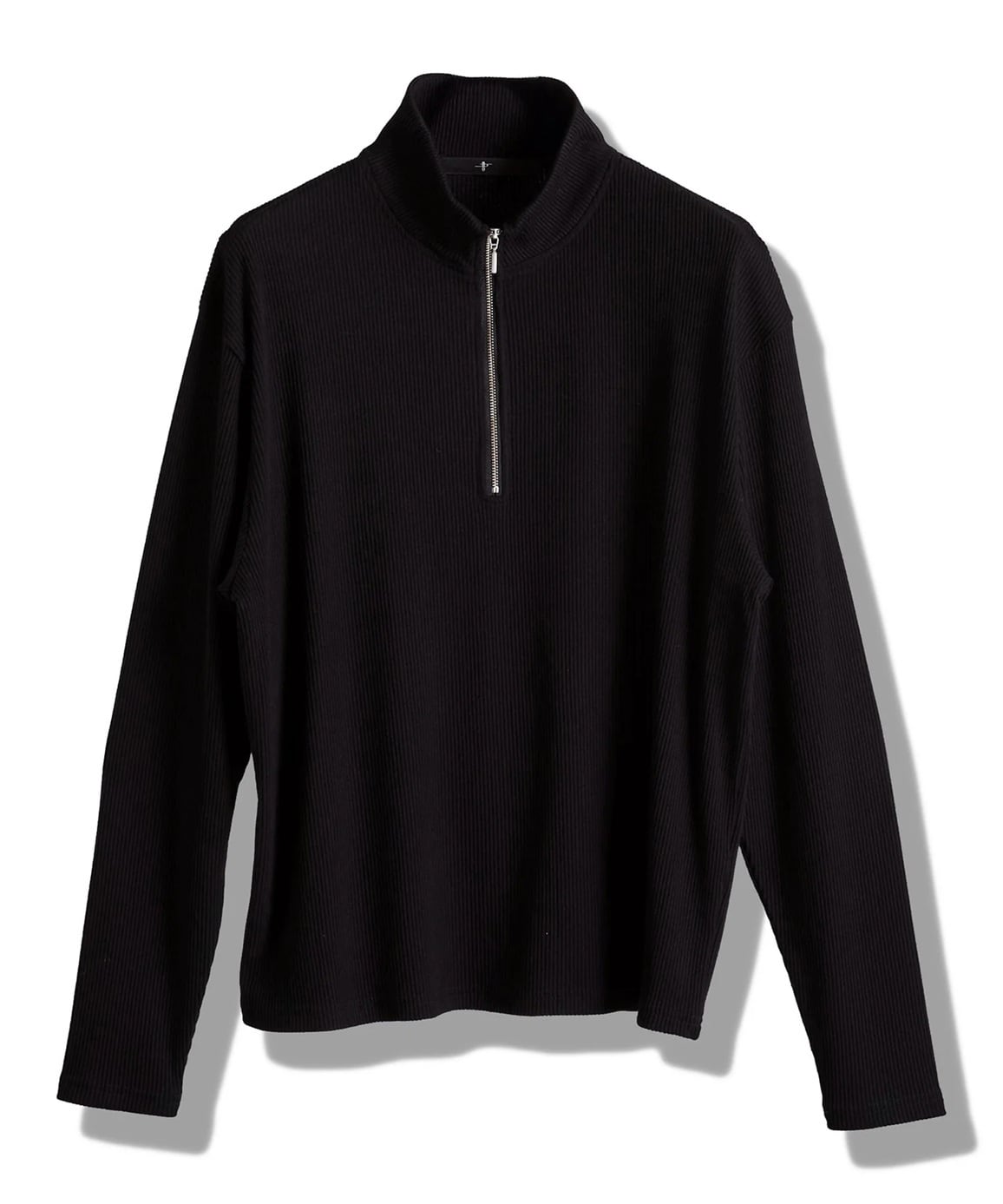 Half Zip Big Pullover Black | 武蔵小杉のセレクトショップ【ナクール