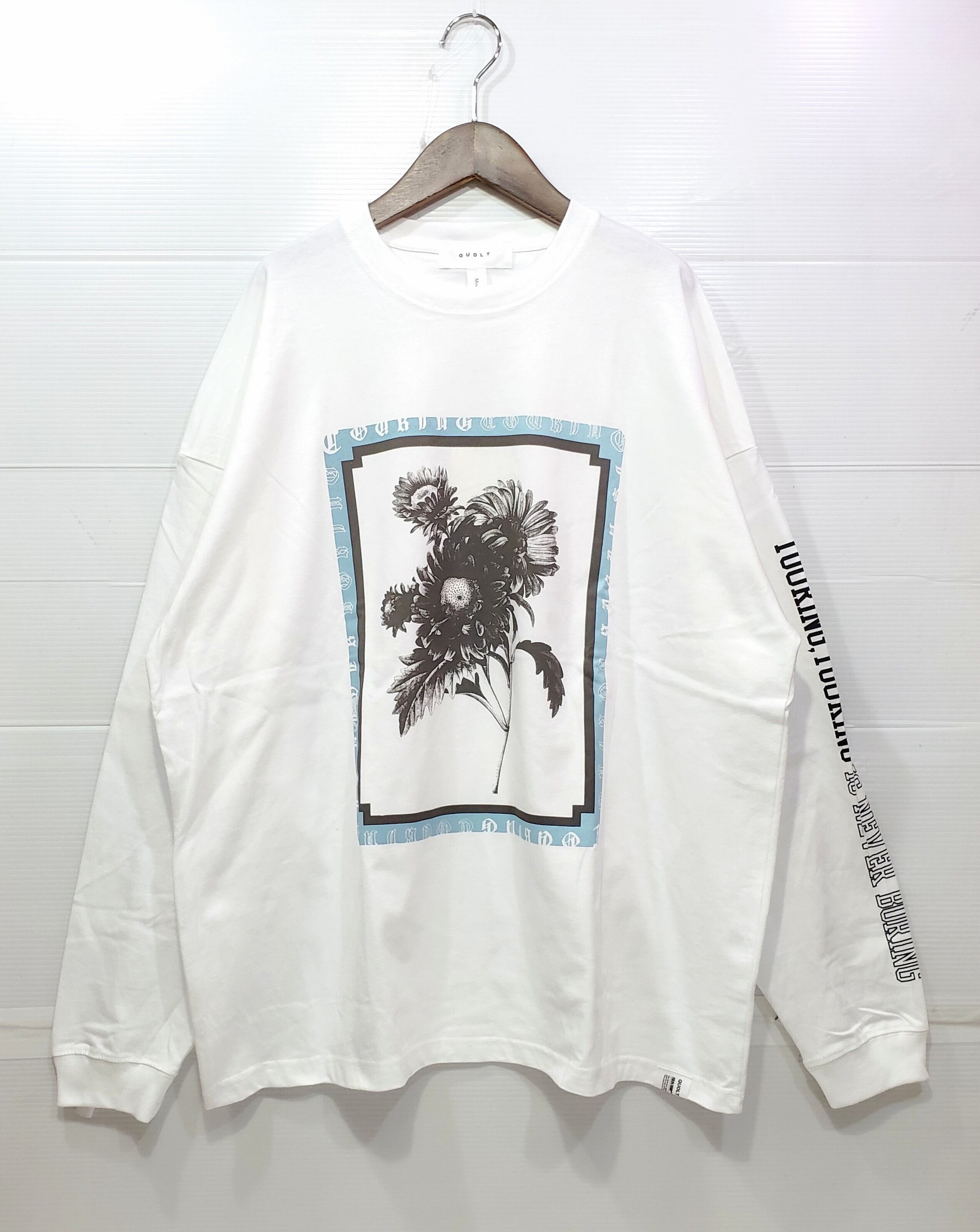 QUOLT FRAME WIDE ロンT（ホワイト）