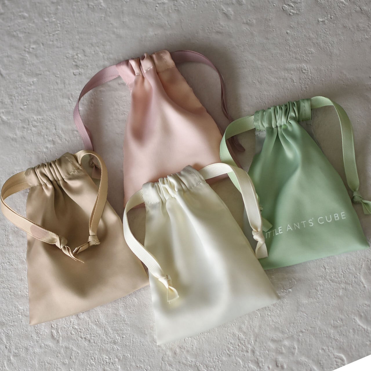 サテン 巾着袋 10枚入 アクセサリー用