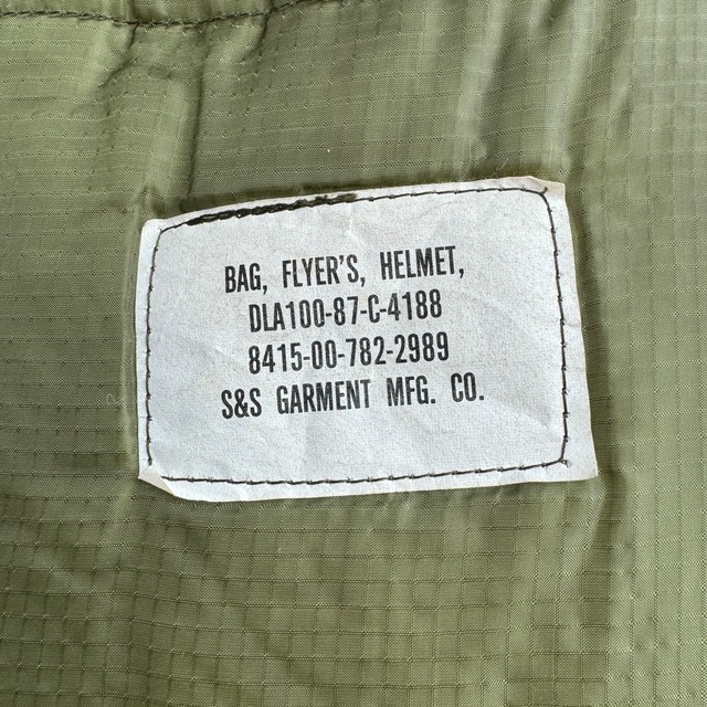 US Army ヘルメットバッグ デッドストック級 87年製 画像4