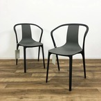 vitra Belleville Armchair ヴィトラ ベルヴィル アームチェア バサルト スタッキング可能【未使用品】【中古】【200サイズ】