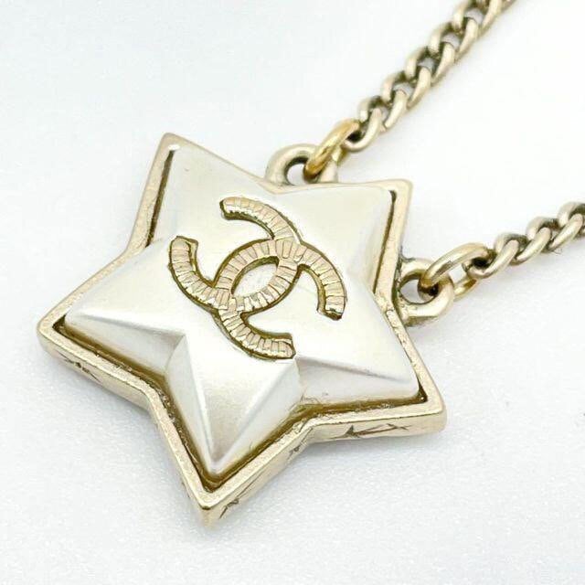 CHANEL シャネル ネックレス スターモチーフ ココマーク マット CHANEL シャネル ネックレス スターモチーフ ココマーク マット