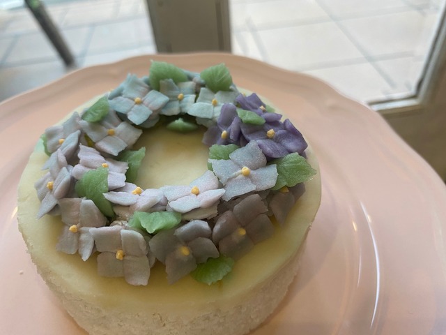 紫陽花のケーキ Imugocoru 紫陽花のケーキ Imugocoru