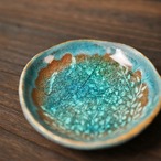 みずたまり豆皿 no.31 枝葉と魚