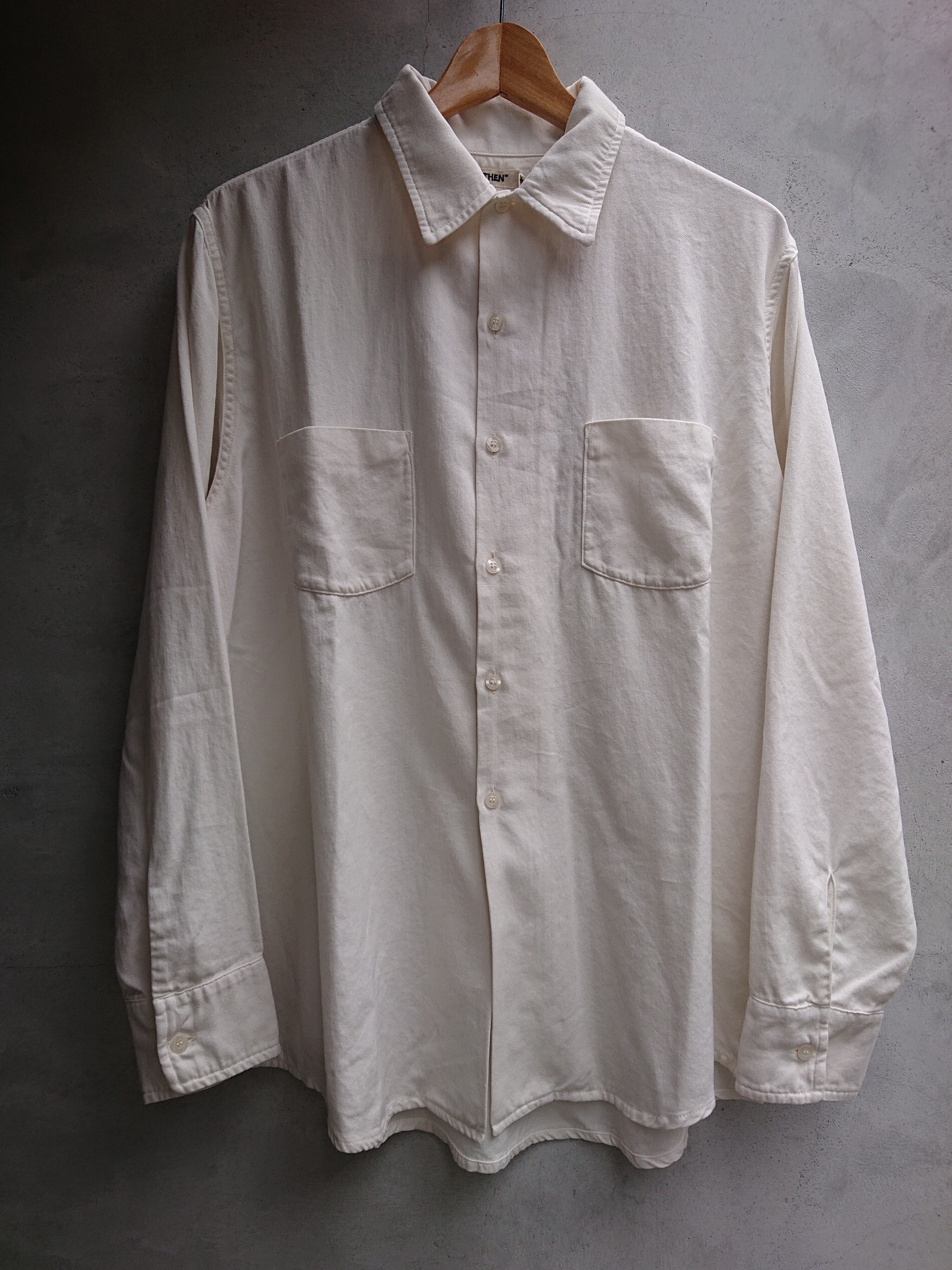 AUTHEN "SILKNIZED TWILL REGULAR SHIRT" Off Color