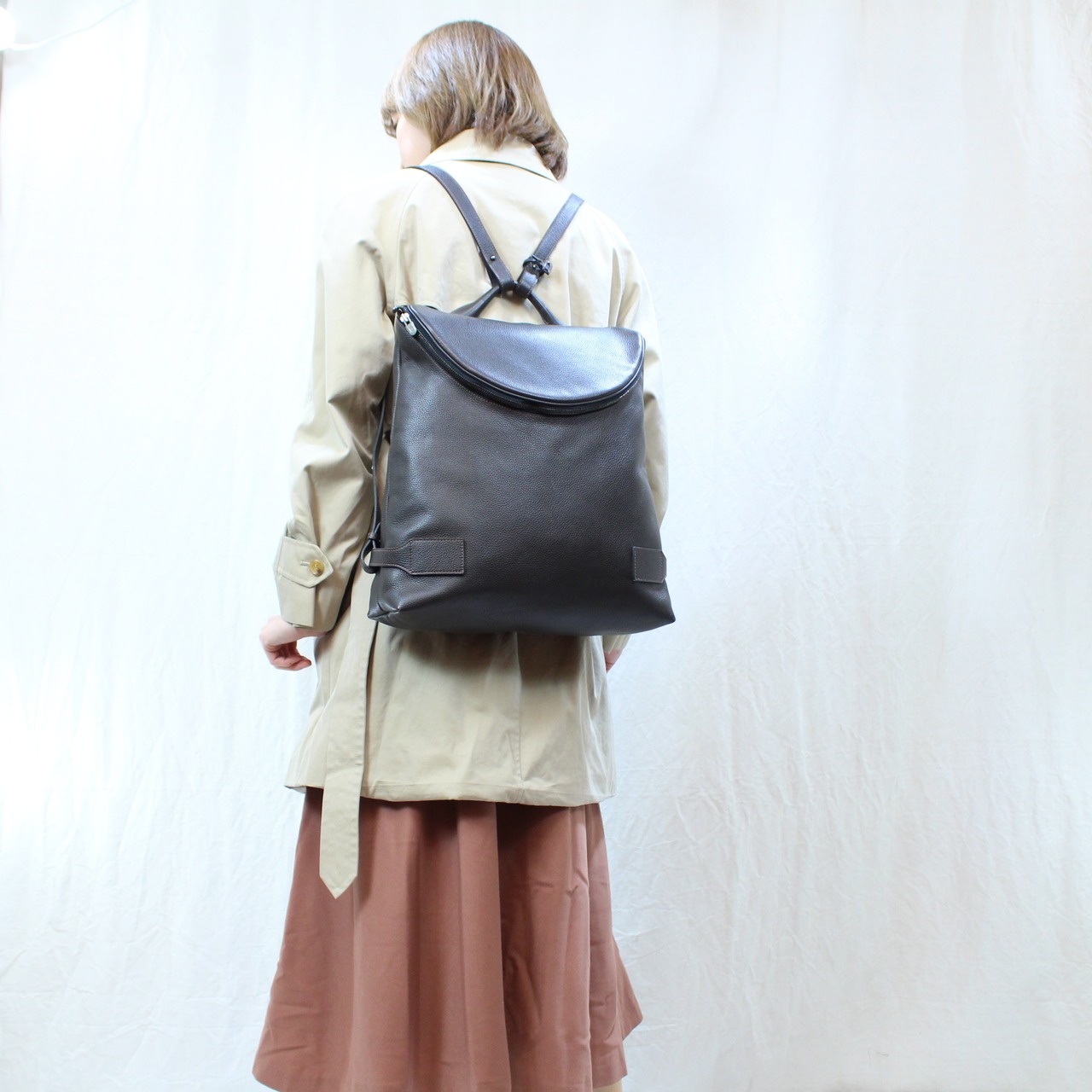 2000000003993 DELVAUX LEATHER RUCK SUCK MADE IN FRANCE/デルヴォー