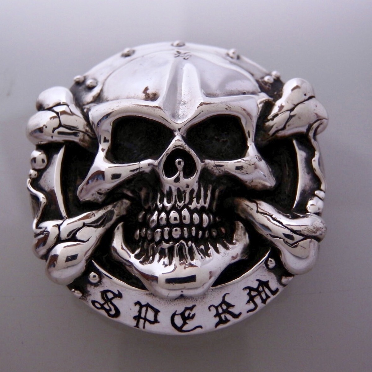 スカルコンチョ:スクリーム・コンチョ | シルバーアクセサリー i.s.t