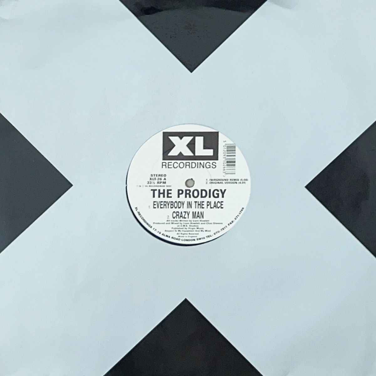 [1991] The Prodigy – Everybody In The Place [XL Recordings] | ビークルレコード ...