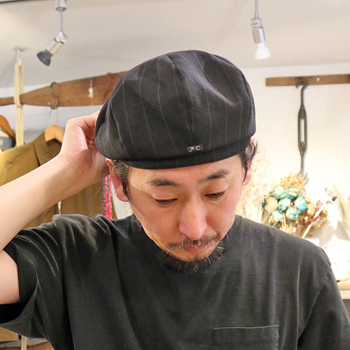 Porter Classic キャスケット Porter Classic PIN STRIPE LINEN COTTON