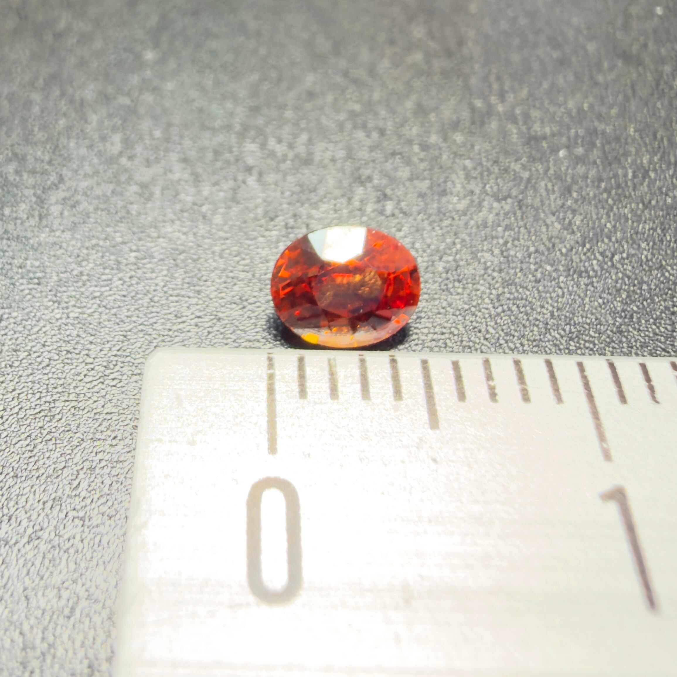 オレンジサファイア】 ルース スリランカ産0.48ct | たからいしルース