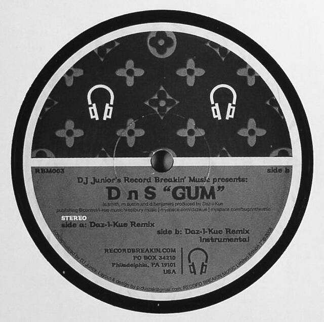 【7"】D n S - Gum (Daz-I-Kue Remix)