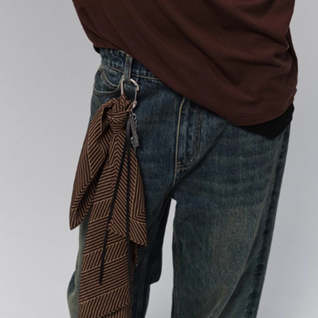 ロゴメタルプレートキーホルダー　0898