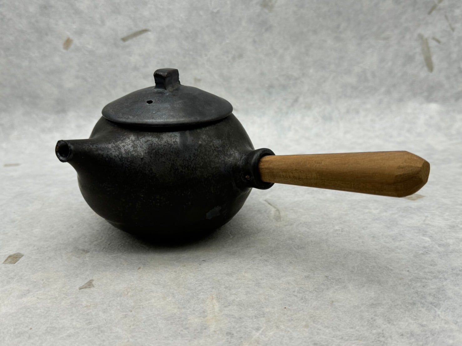 馬場勝文さん】蓋付きミルク（黒） 馬場勝文 ふた付き耐熱ミルクパン 黒 |