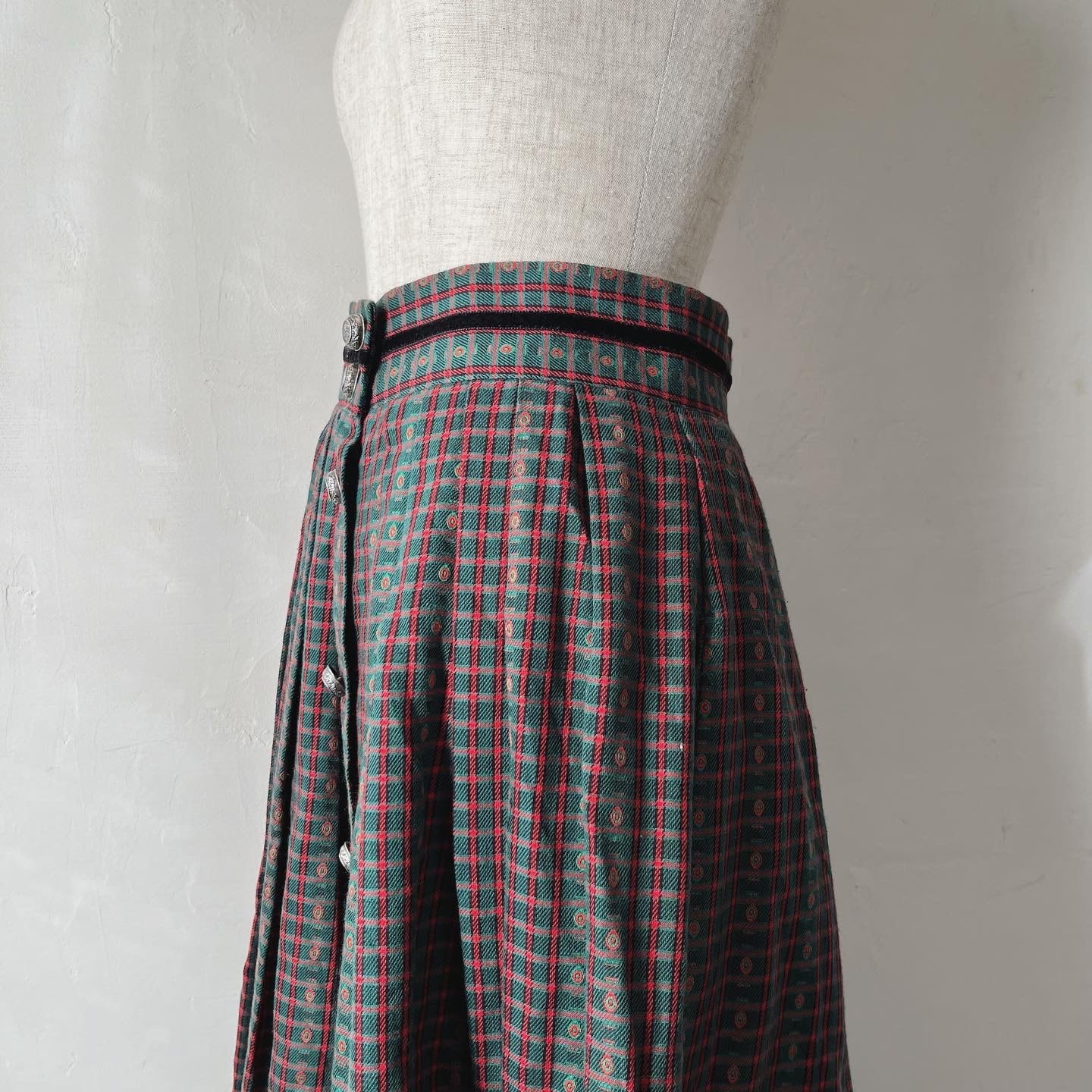 vintage check skirt | KILIG vintage