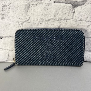 CHANEL シャネル ドーヴィル ココマーク 財布 ブルー A-13054
