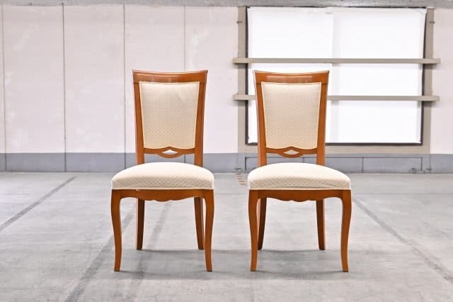 【mi様】SELVA セルヴァ イタリア製 アンティーク ダイニングチェア 2脚 高級家具 SELVA/セルバ「SE12483」ダイニングチェア2脚セットb