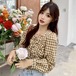 ✞ スタンダードチェック柄シャツブラウス大人女子☆♥カワイイ♥スリーブ長袖 ロング レトロ スクウェア ✞ゴスロリ SM ミリ 甘ロリ クラロリ 和ロリ エレガント 黒ロリ 姫ロリ 華ロリ BB-BB34621740469