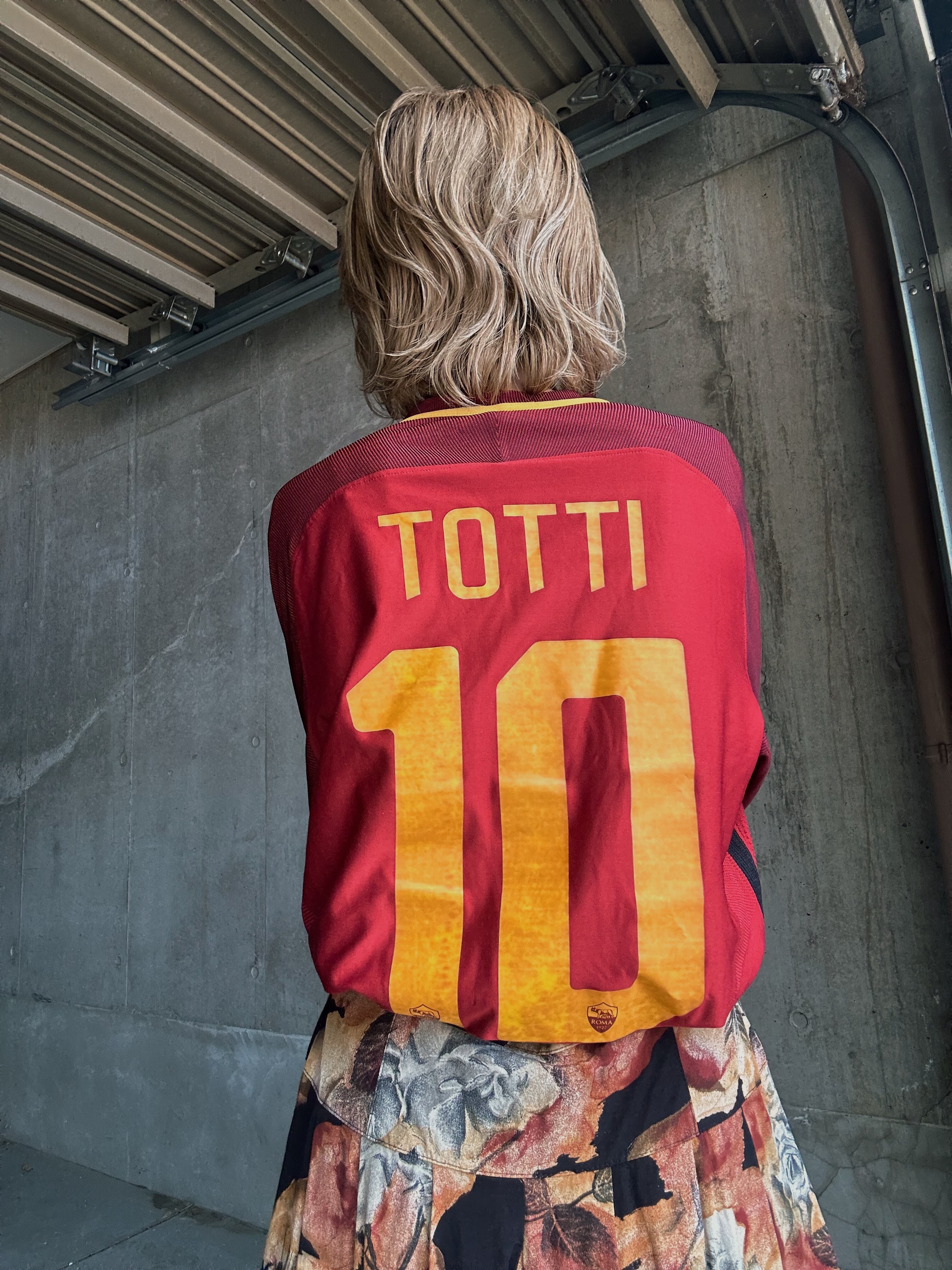 (SH1115)AS ROMA game shirt “Totti No.10”