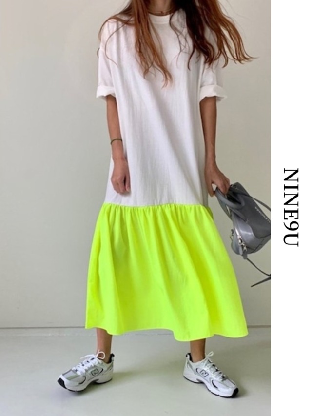 T-SHIRT type long dress【NINE0733】