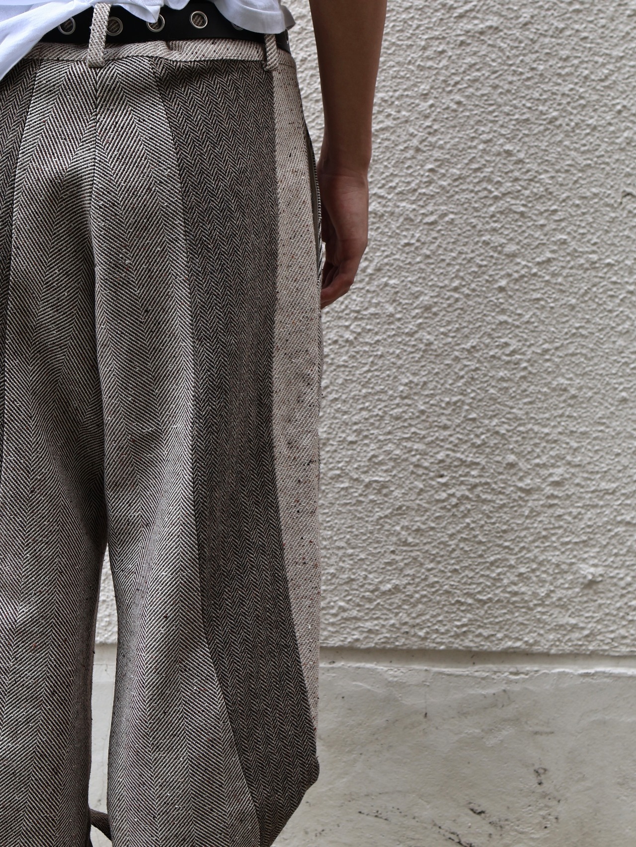 【26aw/joone joonam】herringbone adventure pants