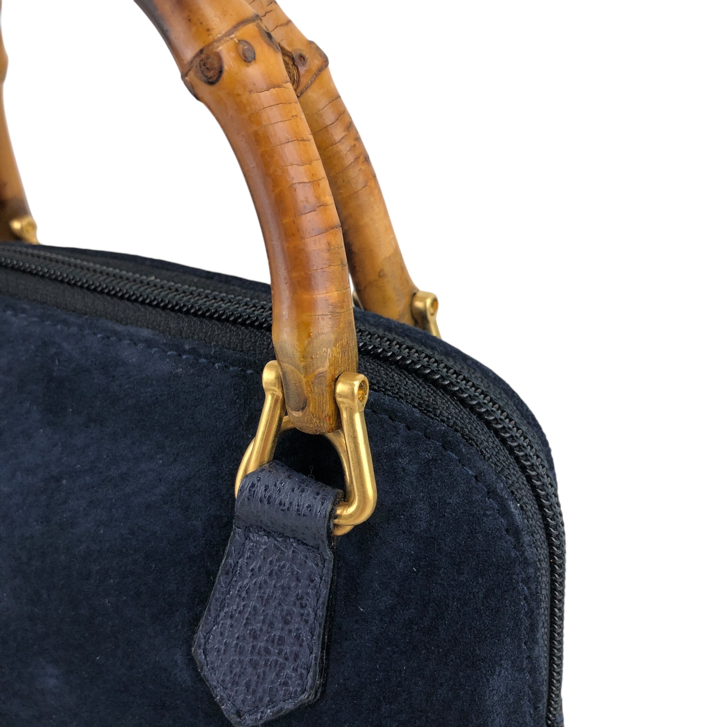 GUCCI グッチ ショルダーバッグ ネイビー スエード 2WAY ミニ GUCCI グッチ ショルダーバッグ ネイビー スエード 2WAY ミニ