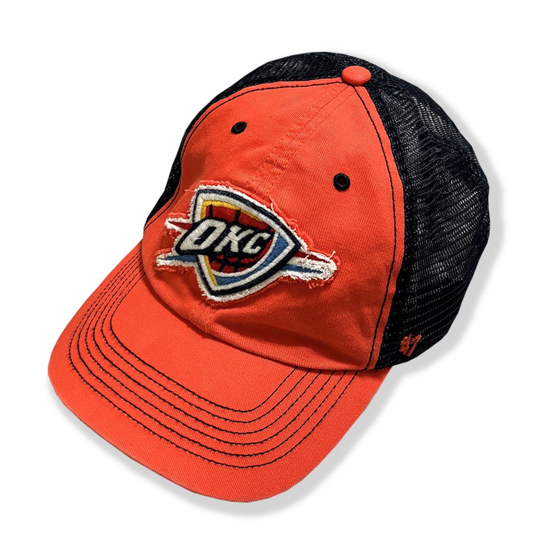 Oklahoma City Thunder Logo Patch Mesh Cap. '47