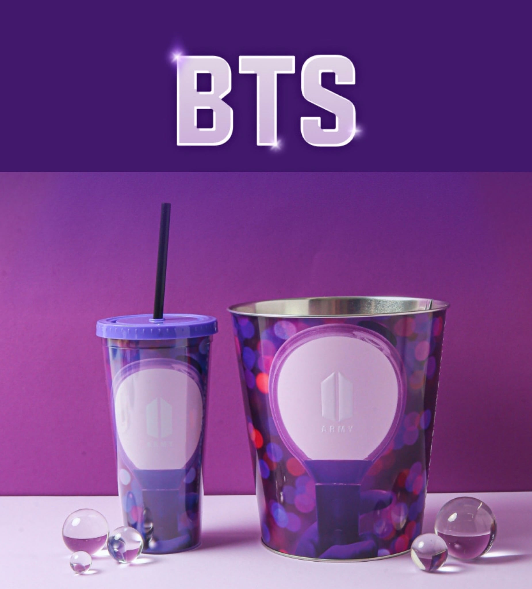 BTS] BTS FOREVER ポップコーンバケツ | MY BLUE WAREHOUSE