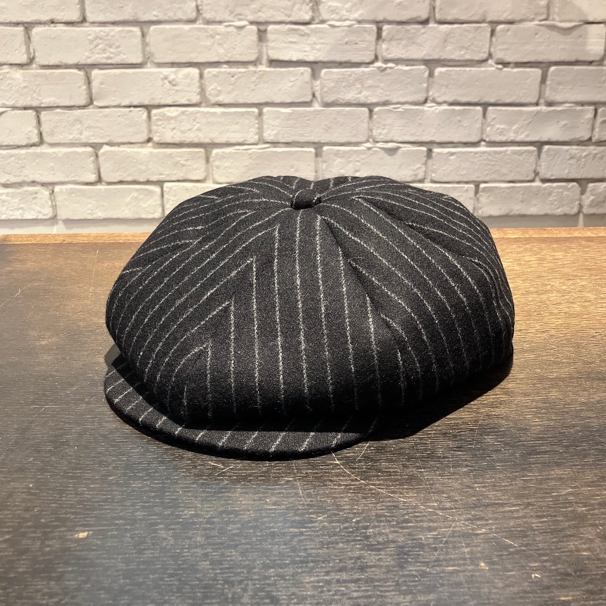Dari】Wool Stripe hunting cas キャスケット ハンチング ARI903