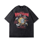 VINTAGE ストリート Sun Moon Tシャツ T1469