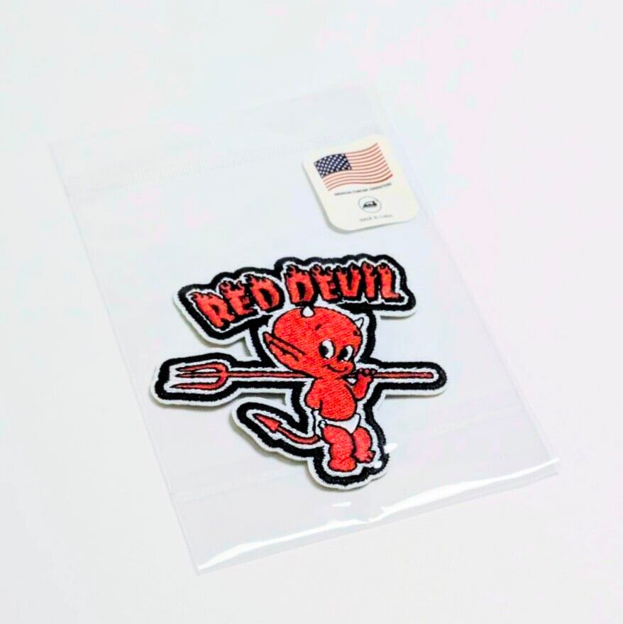 送料無料! ★刺繍アイロンワッペン★【 Hot Stuff the Little Devil ( ホットスタッフ ザ リトルデビル ) 】 〚アメリカン雑貨 アメトイ〛
