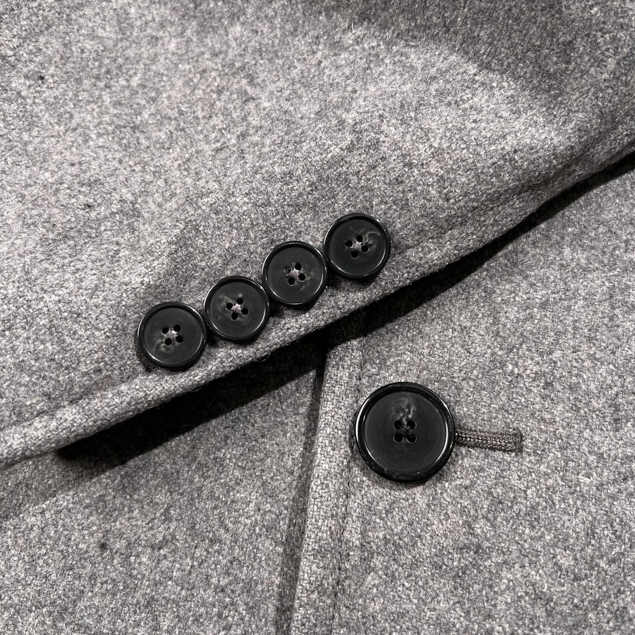 ユナイテッドアローズ グリーンレーベルリラクシング イタリア製生地 INTESPRA MELTON メルトン チェスターコート L /グレー