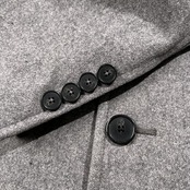 ユナイテッドアローズ グリーンレーベルリラクシング イタリア製生地 INTESPRA MELTON メルトン チェスターコート L /グレー