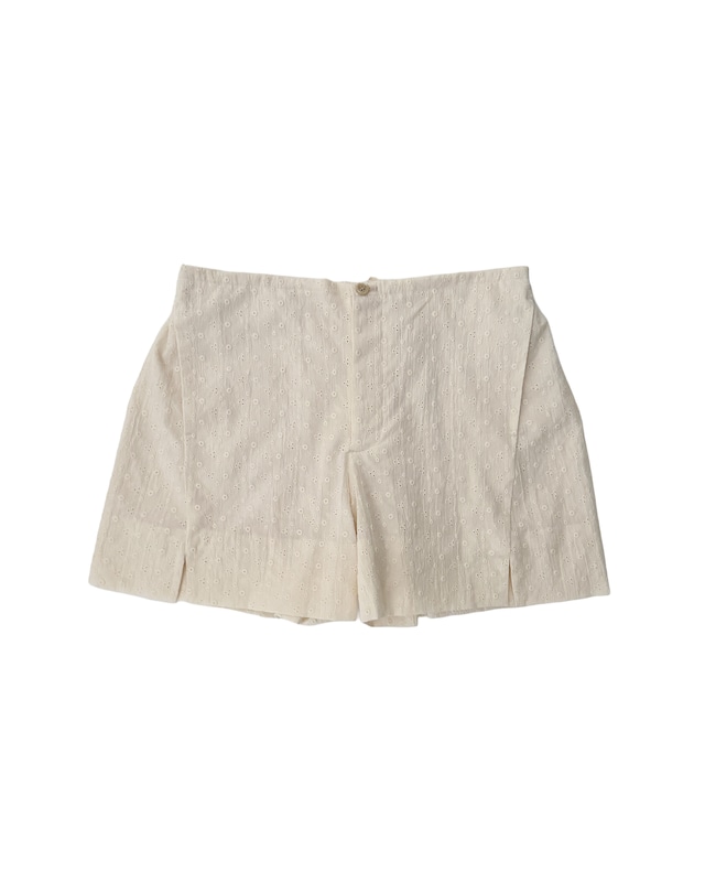 【 BELPER 】27SS PRE ODER " LACE SHORT PANTS"（デポジット30％表記）