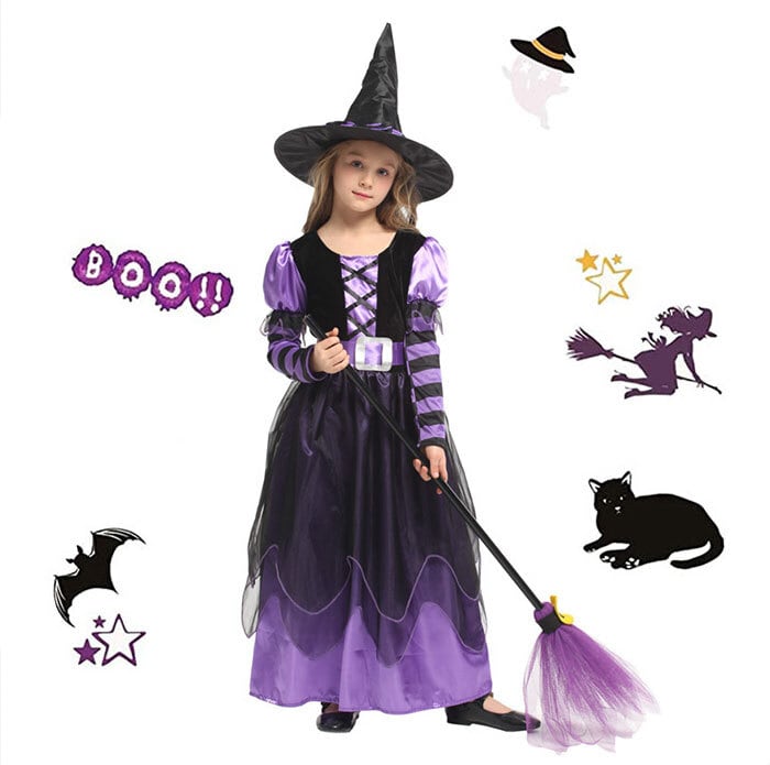 ハロウィン 衣装 子供 魔女 悪魔 ウィッチ コスチューム 着ぐるみ