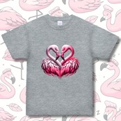 T-shirt -フラミンハートB 4121