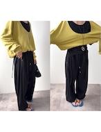 【新作5%OFF・3日間】Deep U-neck Sweat_3colors