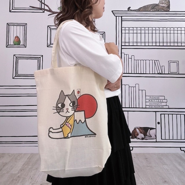 Asahiくん《黄色ユカタ》トートバッグ 1900円