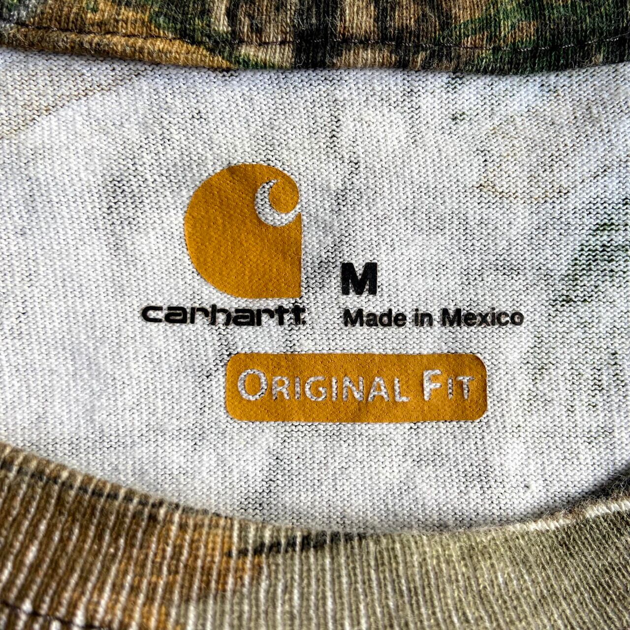 日本未発売 Carhartt カーハート M ロンT ポケット リアルツリー