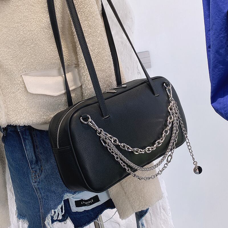 オータムウィンタースタイルショルダーバッグレッド 秋物 冬物 ハンドバッグ 手作りハンドバック42761202674