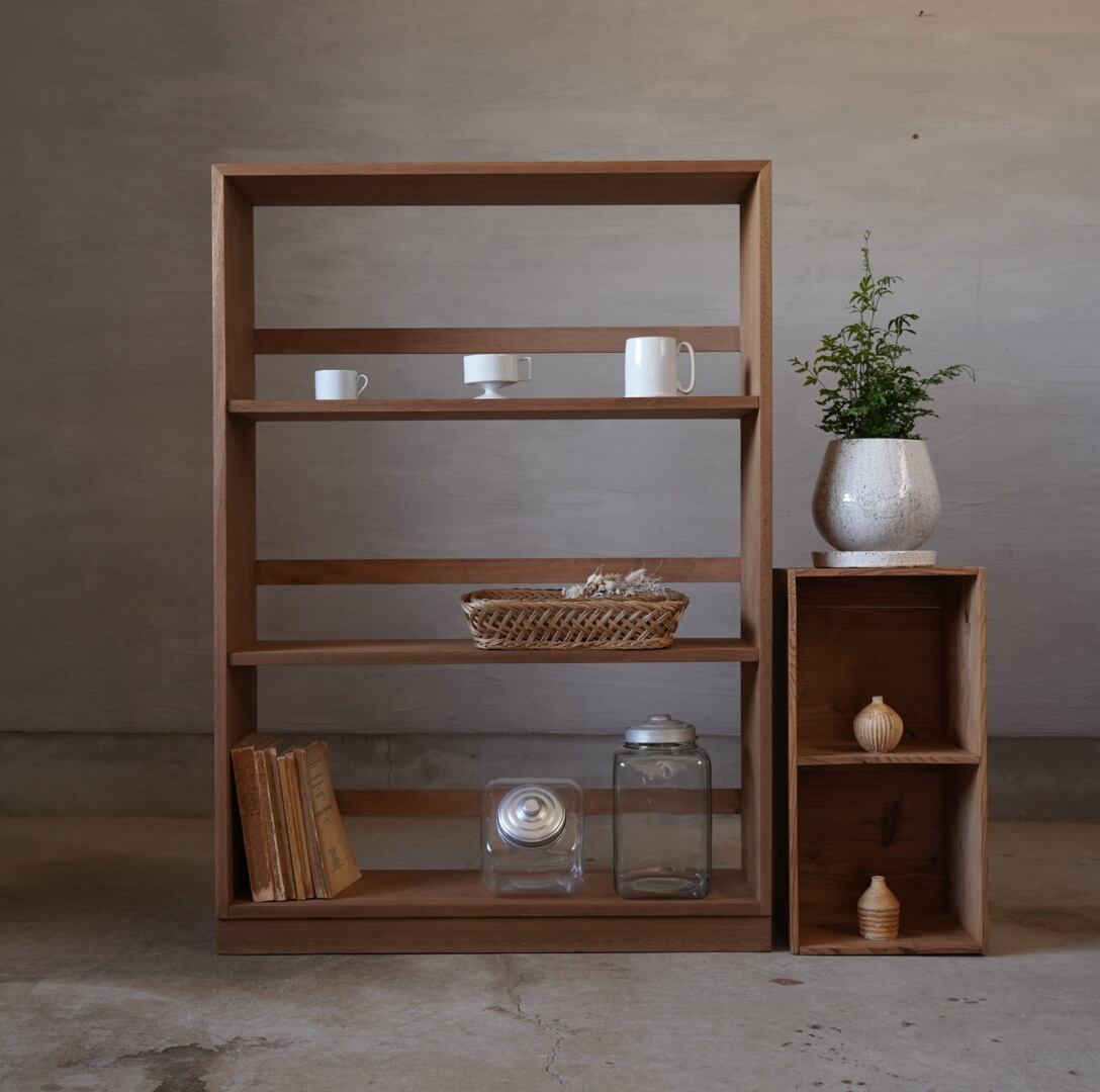 3段のオープンラック