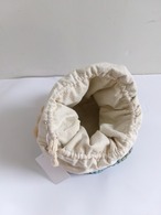 “ASTER” Hand quilt draws bag | ハンドキルトバッグ