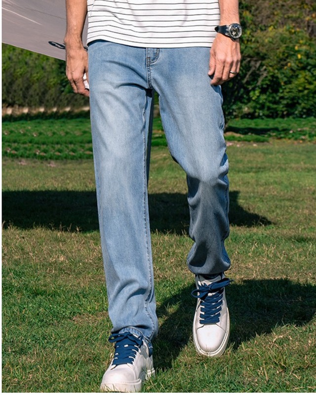 ストレッチ サマーデニムパンツ　E0037